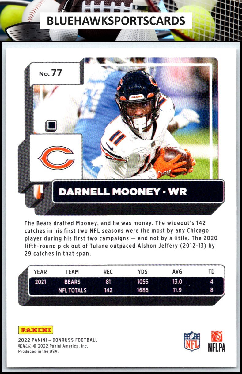 2022 Donruss #77 Darnell Mooney