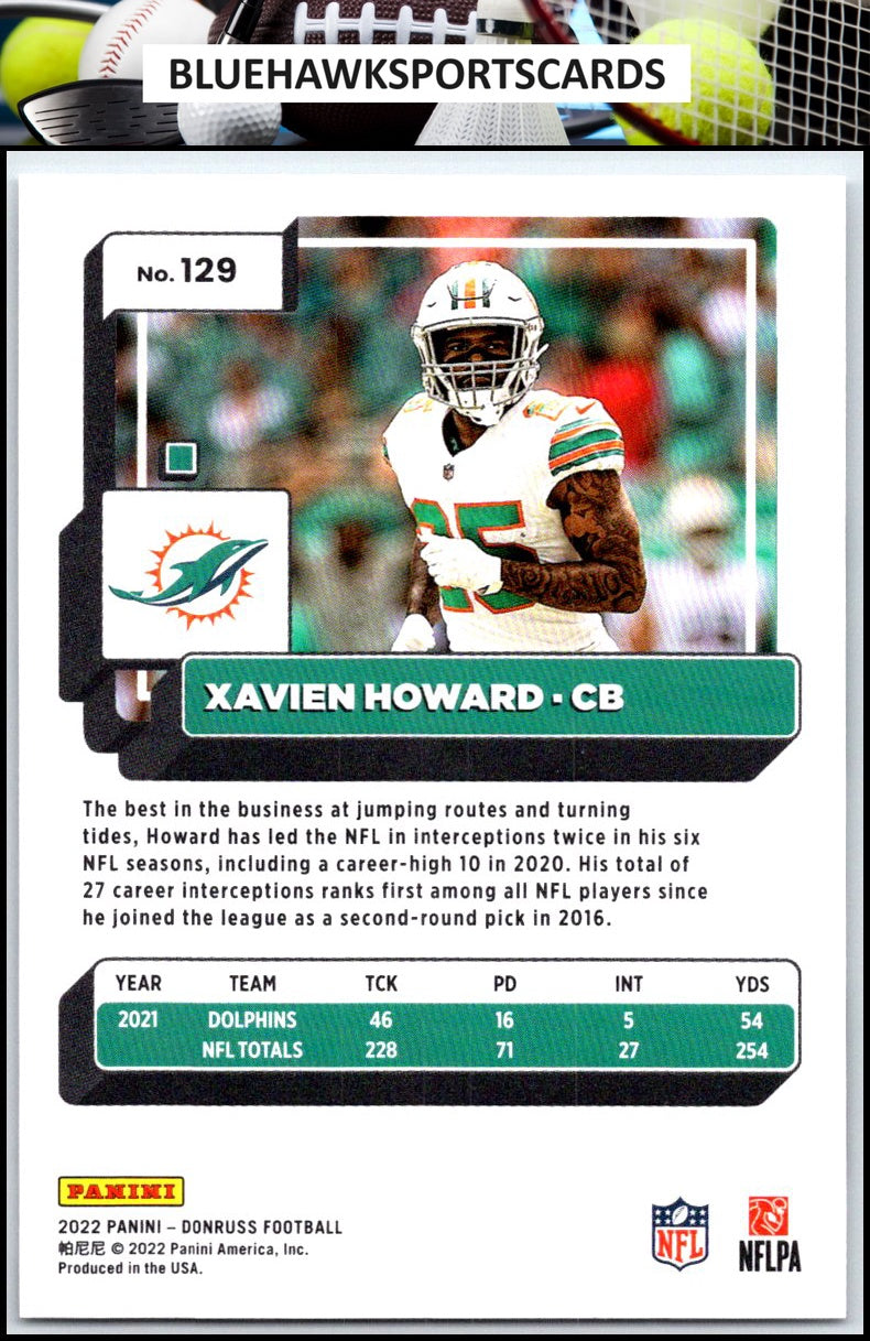 2022 Donruss #129 Xavien Howard