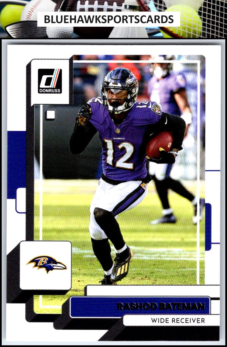 2022 Donruss #186 Rashod Bateman