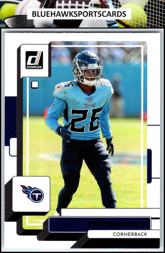 2022 Donruss #73 Kristian Fulton