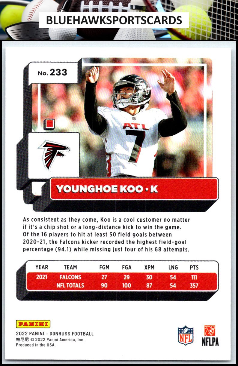 2022 Donruss #233 Younghoe Koo