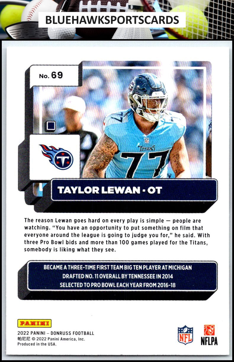 2022 Donruss #69 Taylor Lewan