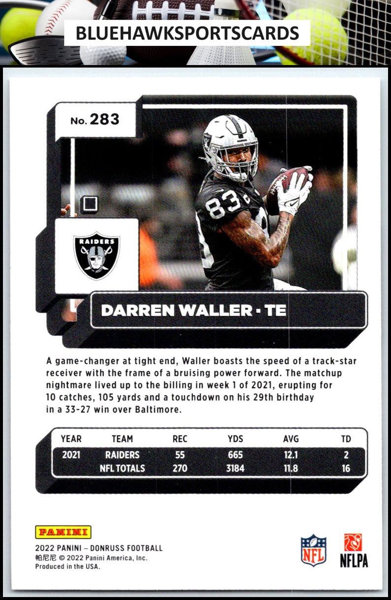 2022 Donruss #283 Darren Waller