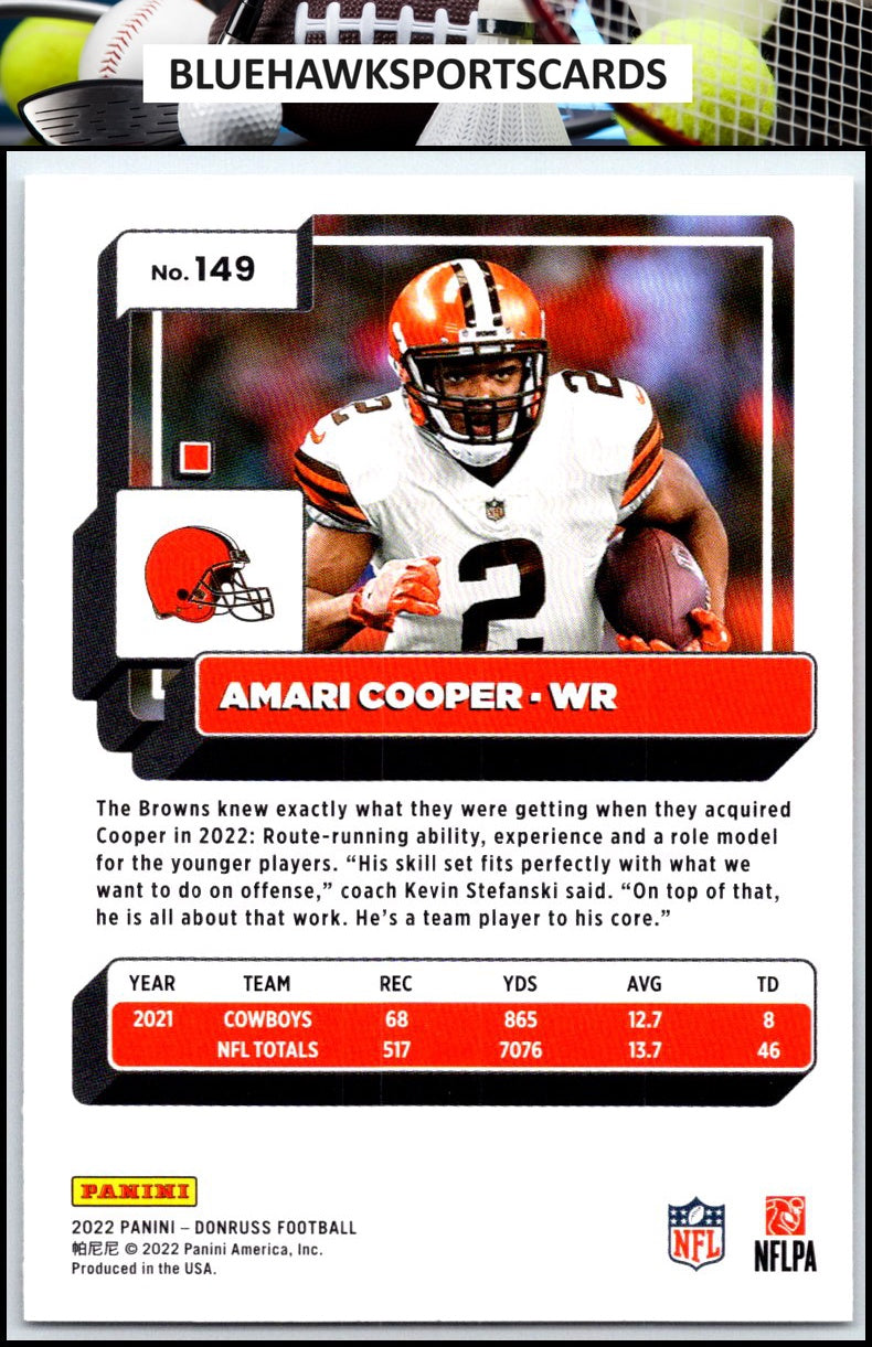 2022 Donruss #149 Amari Cooper