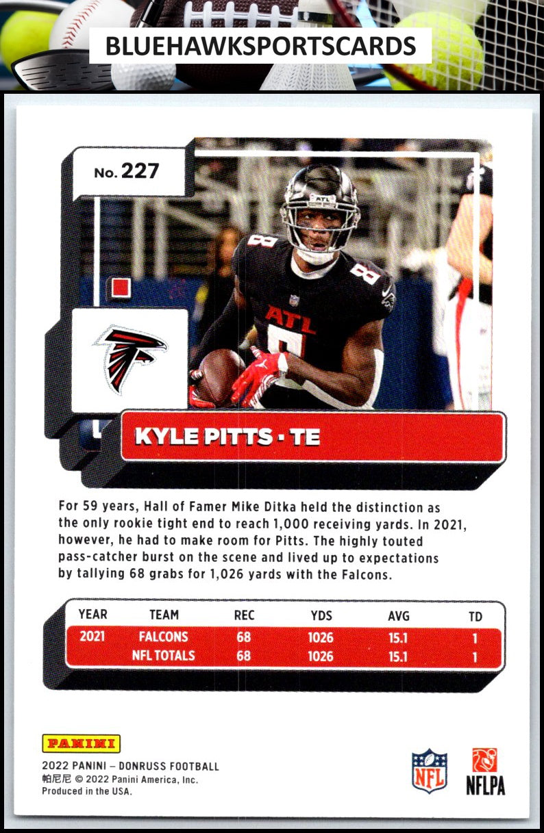2022 Donruss #227 Kyle Pitts