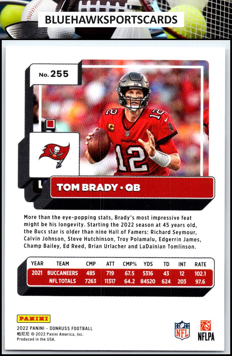 2022 Donruss #255 Tom Brady