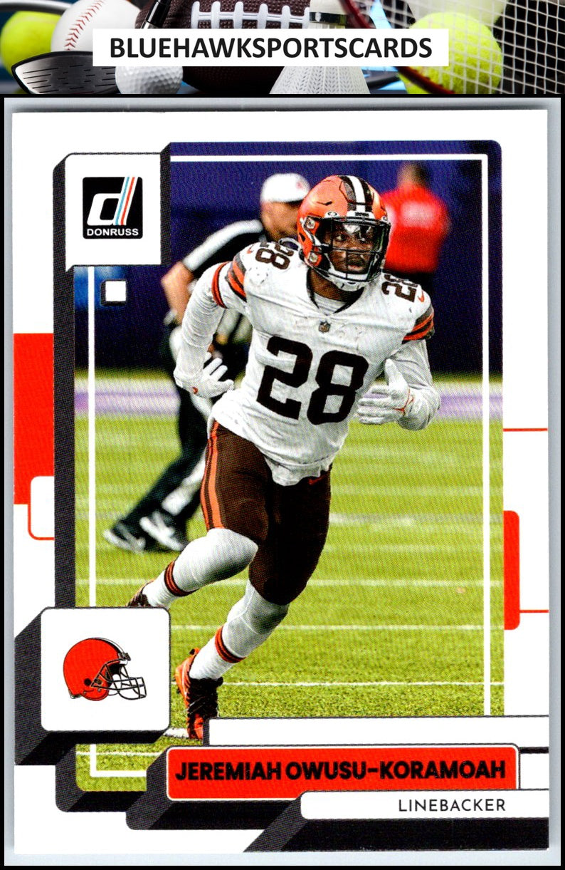 2022 Donruss #213 Jeremiah Owusu-Koramoah
