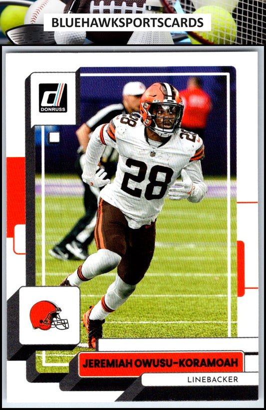 2022 Donruss #213 Jeremiah Owusu-Koramoah