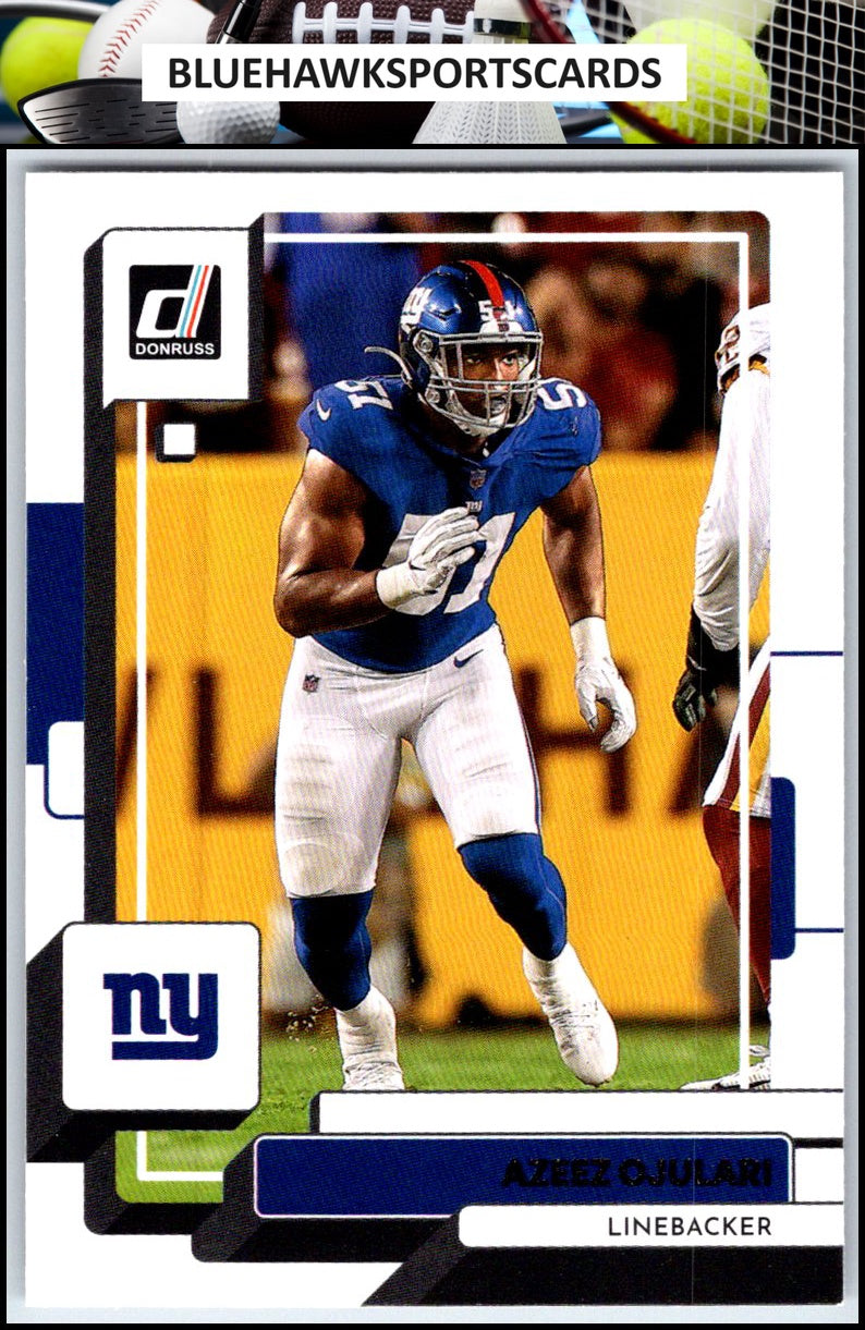 2022 Donruss #165 Azeez Ojulari