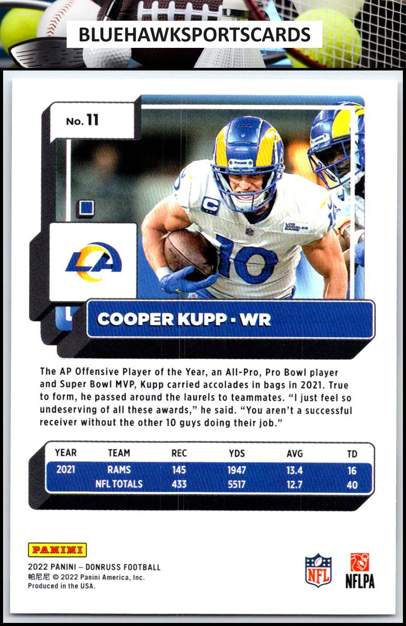 2022 Donruss #11 Cooper Kupp