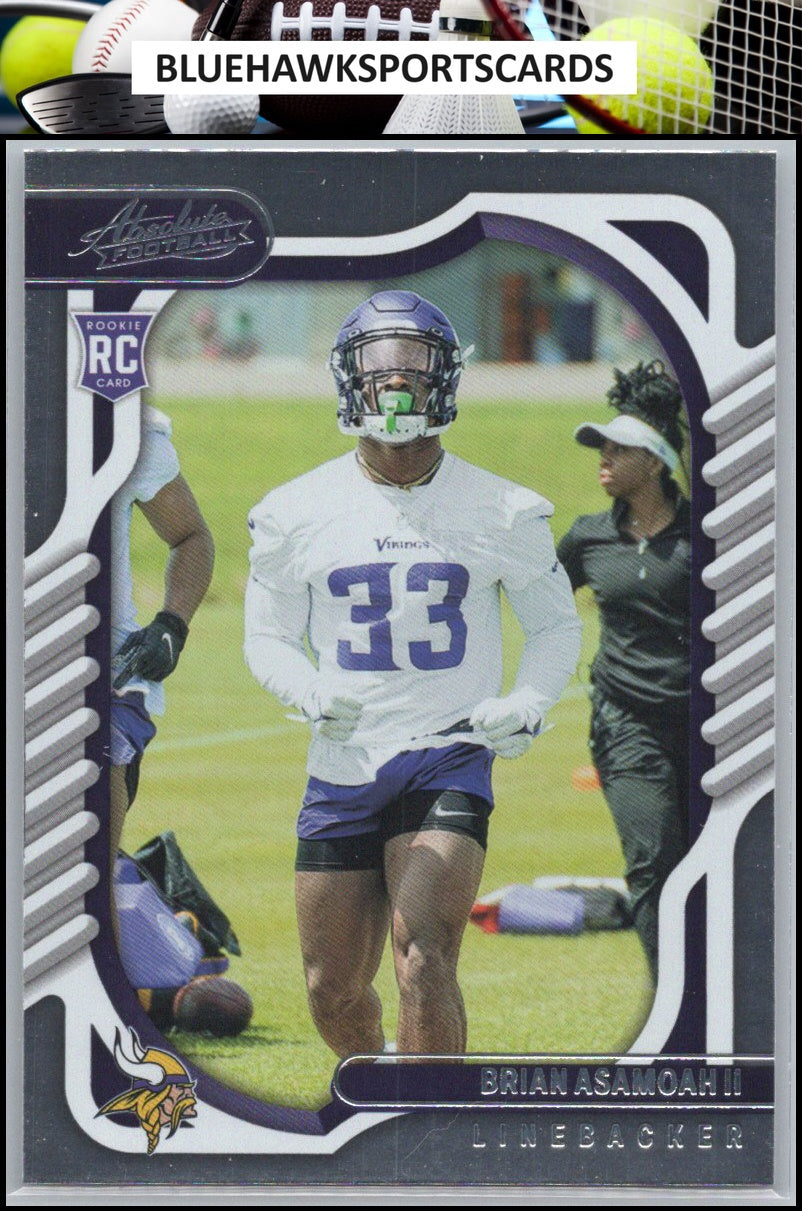 2022 Panini Absolute #148 Brian Asamoah II Retail