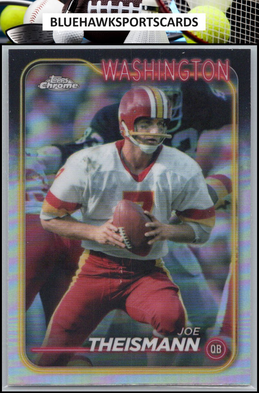 2024 Topps Chrome #196 Joe Theismann Refractor