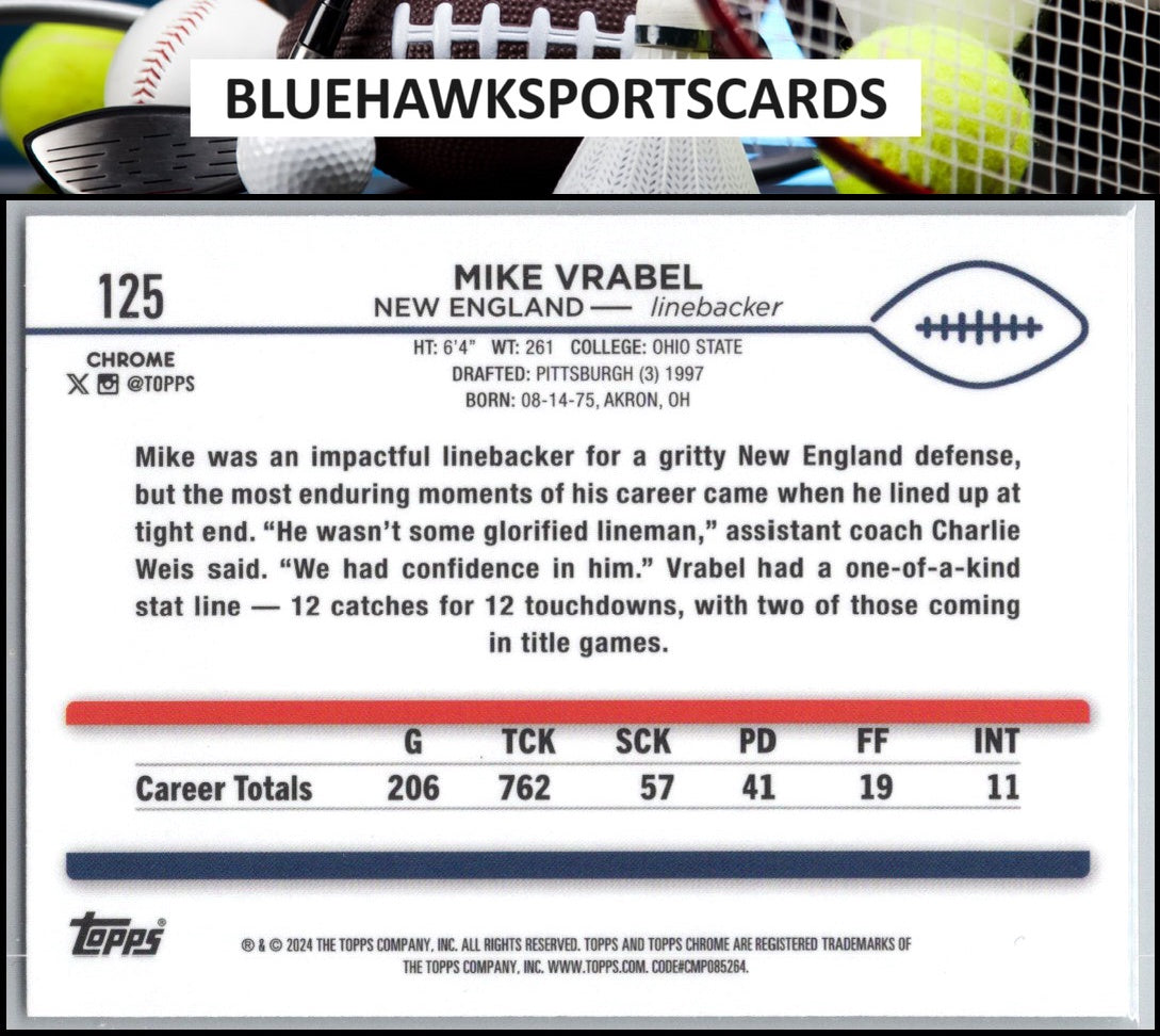 2024 Topps Chrome #125 Mike Vrabel