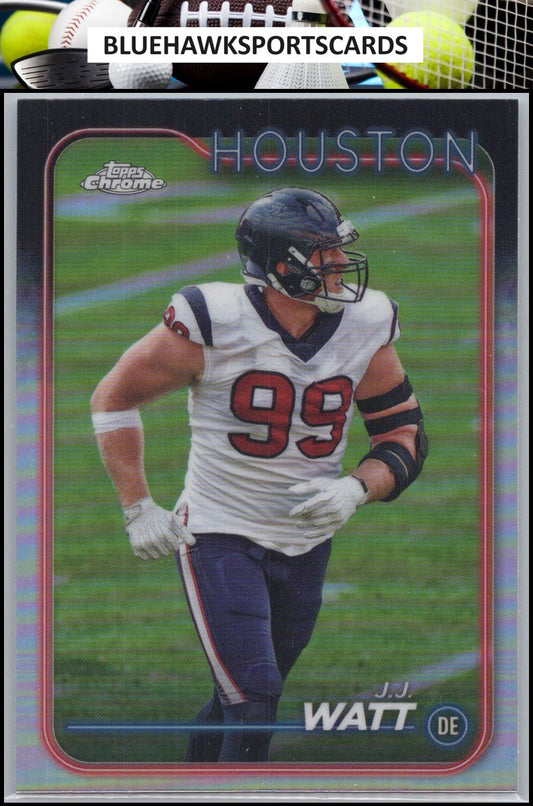 2024 Topps Chrome #82 J.J. Watt Refractor