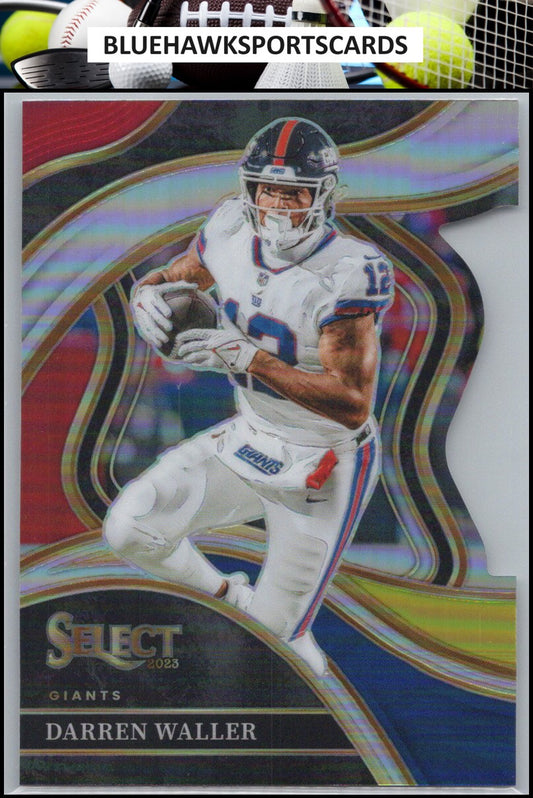 2023 Panini Select #280 Darren Waller Red and Yellow Prizms Die Cuts