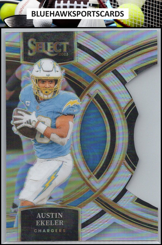 2023 Panini Select #169 Austin Ekeler Silver Prizms Die Cuts