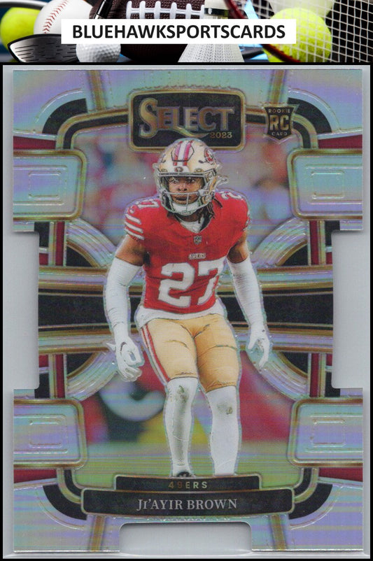 2023 Panini Select #91 Ji'Ayir Brown Silver Prizms Die Cuts