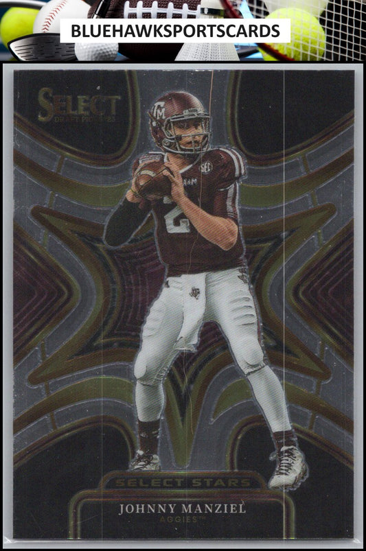 2023 Panini Select Draft Picks #SS-JM Johnny Manziel Select Stars