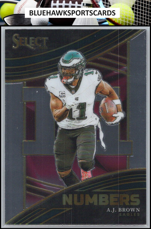 2023 Panini Select #NMB-ABR A.J. Brown Numbers