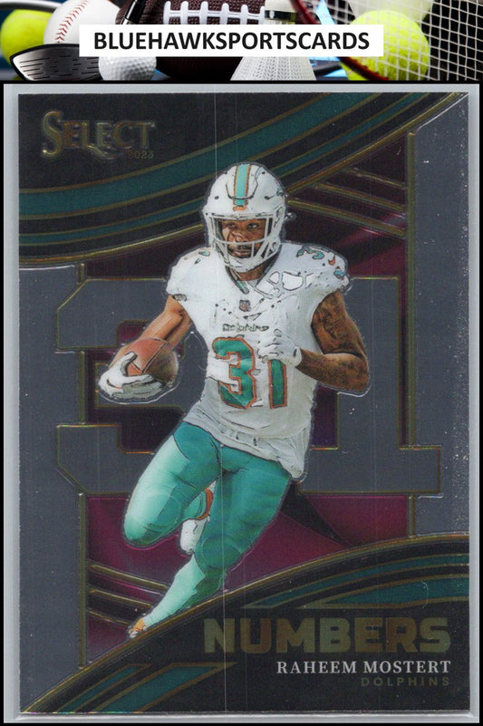2023 Panini Select #NMB-RMO Raheem Mostert Numbers