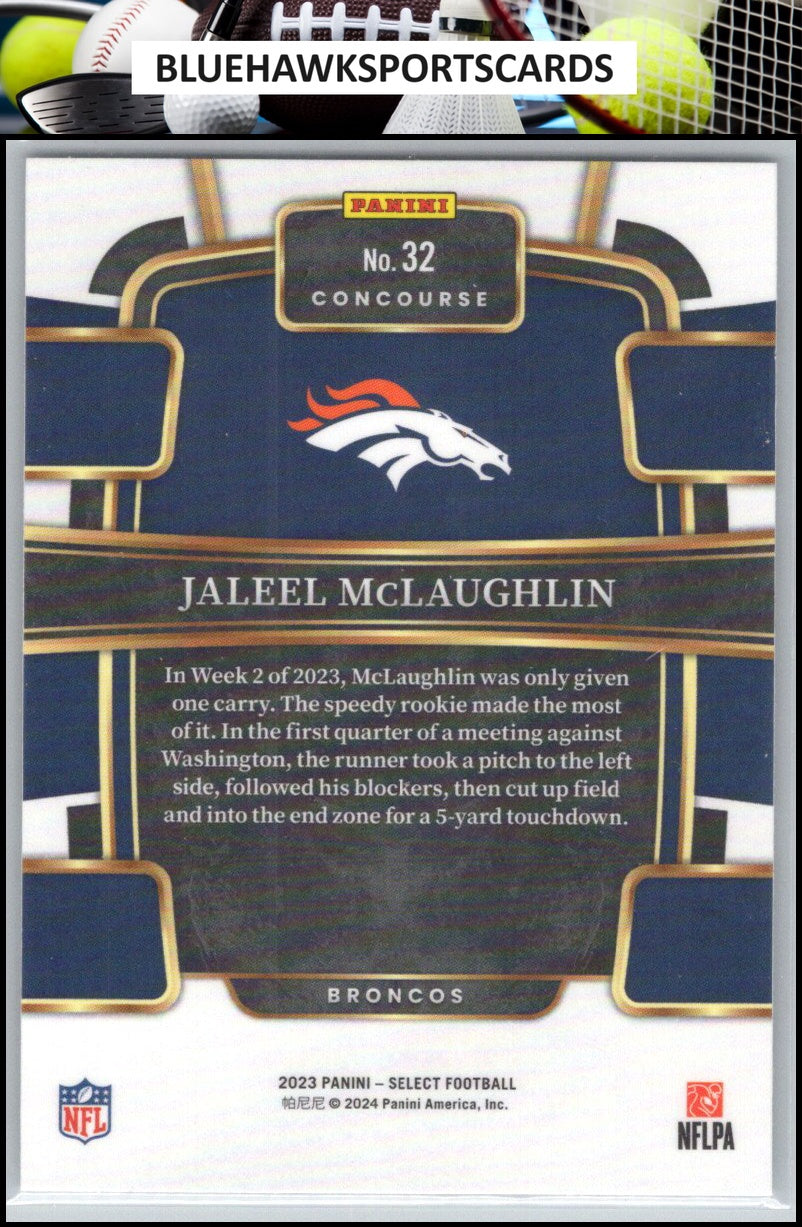2023 Panini Select #32 Jaleel McLaughlin