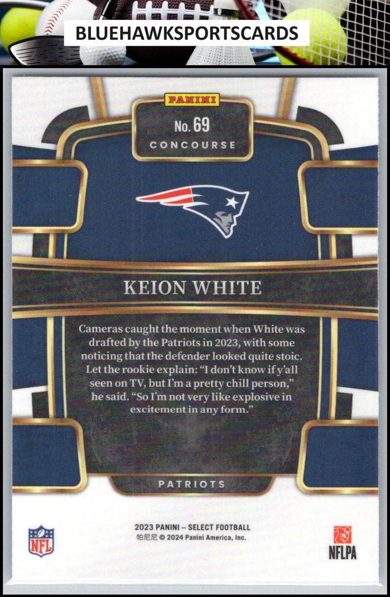 2023 Panini Select #69 Keion White