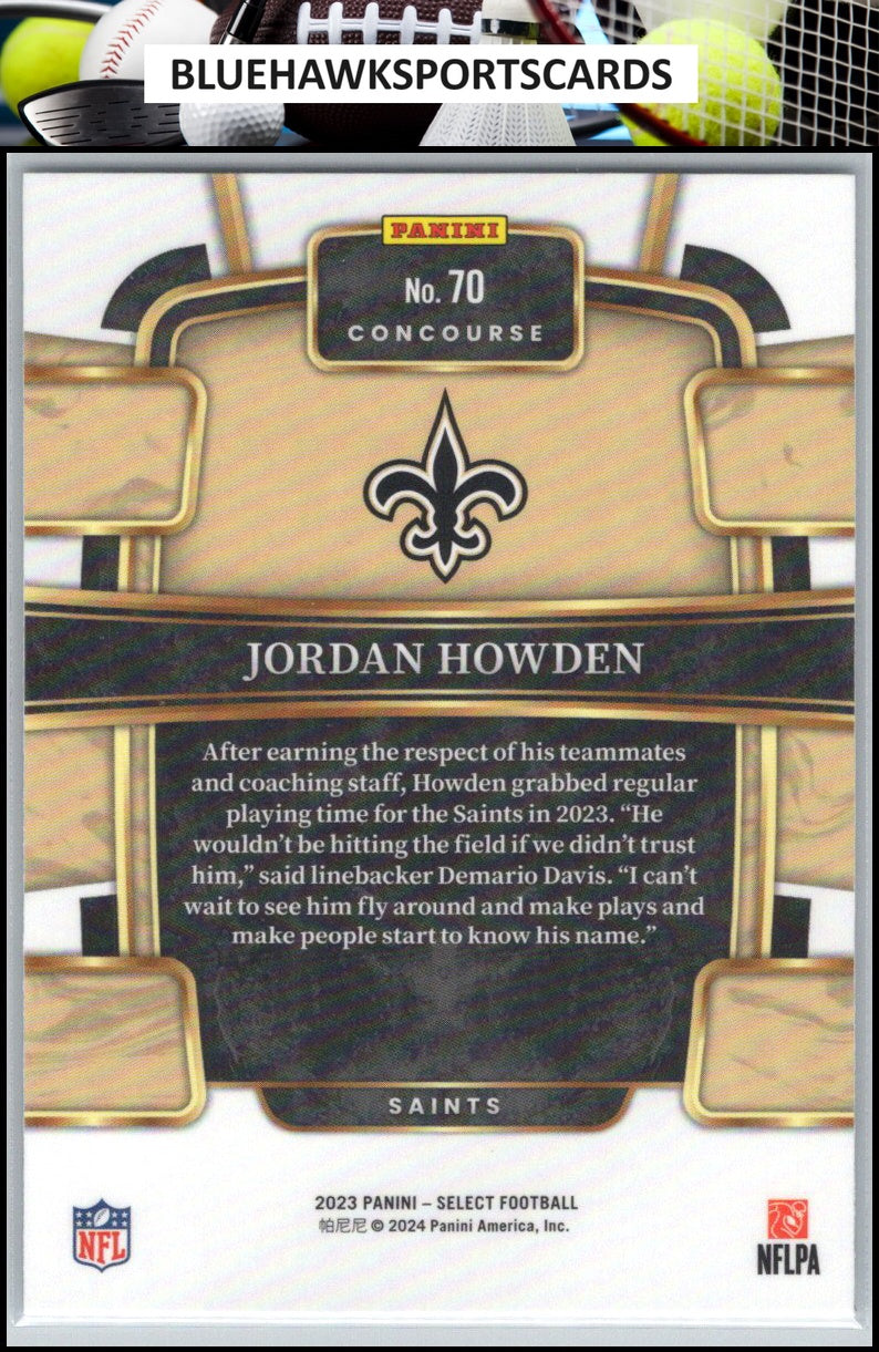 2023 Panini Select #70 Jordan Howden