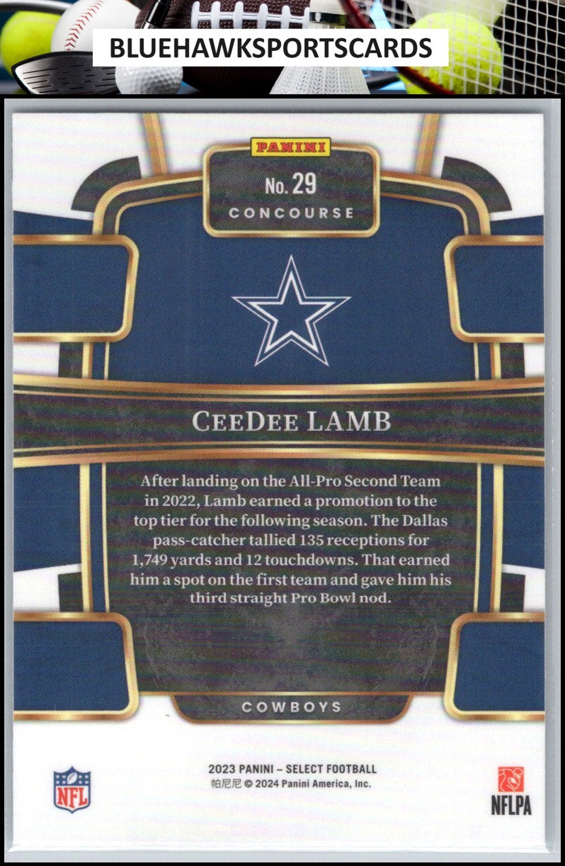 2023 Panini Select #29 CeeDee Lamb