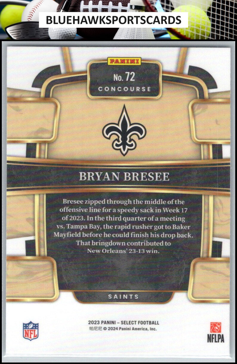 2023 Panini Select #72 Bryan Bresee