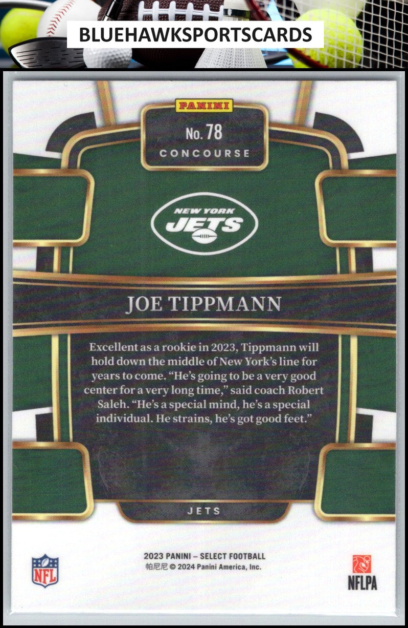 2023 Panini Select #78 Joe Tippmann