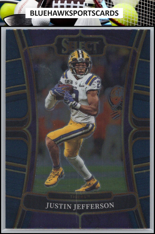 2023 Panini Select Draft Picks #52 Justin Jefferson Blue Retail
