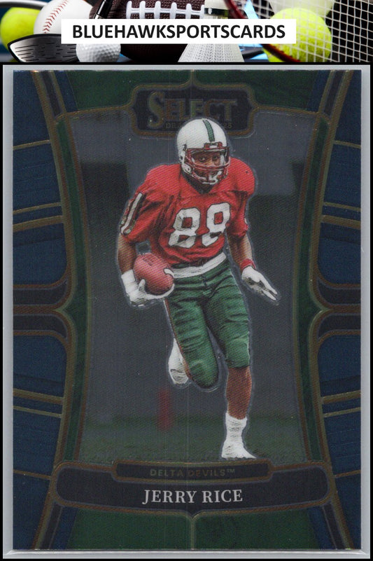 2023 Panini Select Draft Picks #94 Jerry Rice Blue Retail
