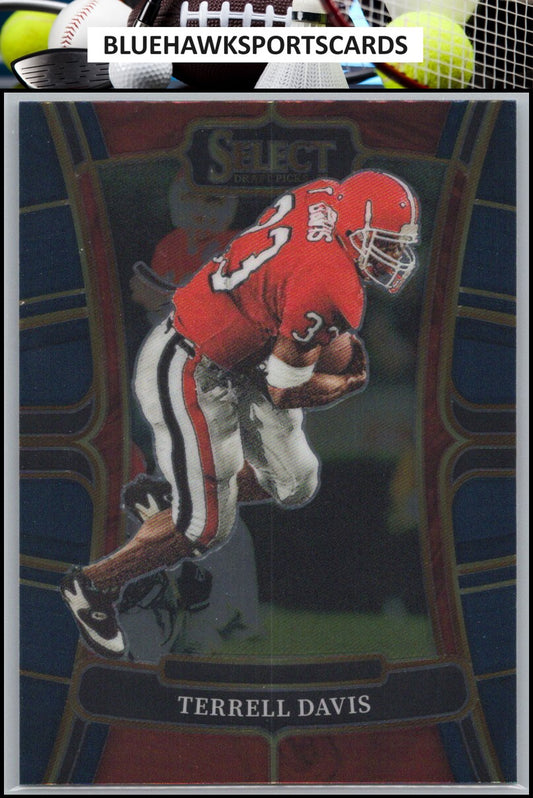 2023 Panini Select Draft Picks #88 Terrell Davis Blue Retail