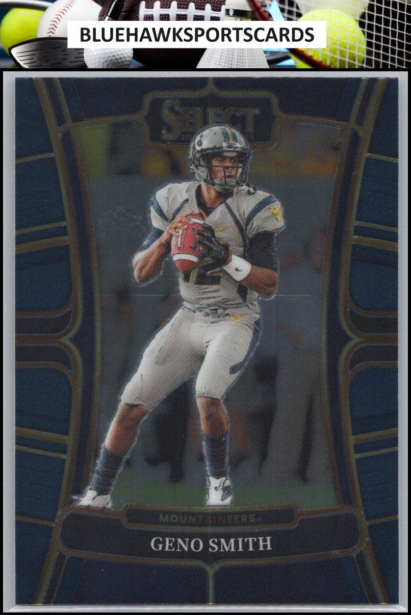 2023 Panini Select Draft Picks #33 Geno Smith Blue Retail