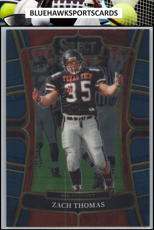 2023 Panini Select Draft Picks #68 Zach Thomas Blue Retail