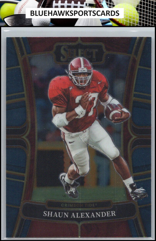 2023 Panini Select Draft Picks #28 Shaun Alexander Blue Retail