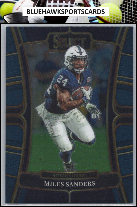 2023 Panini Select Draft Picks #40 Miles Sanders Blue Retail