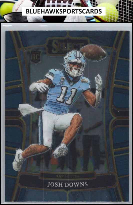 2023 Panini Select Draft Picks #16 Josh Downs Blue Retail
