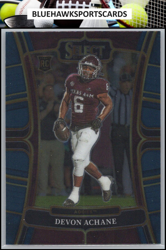 2023 Panini Select Draft Picks #20 De'Von Achane Blue Retail