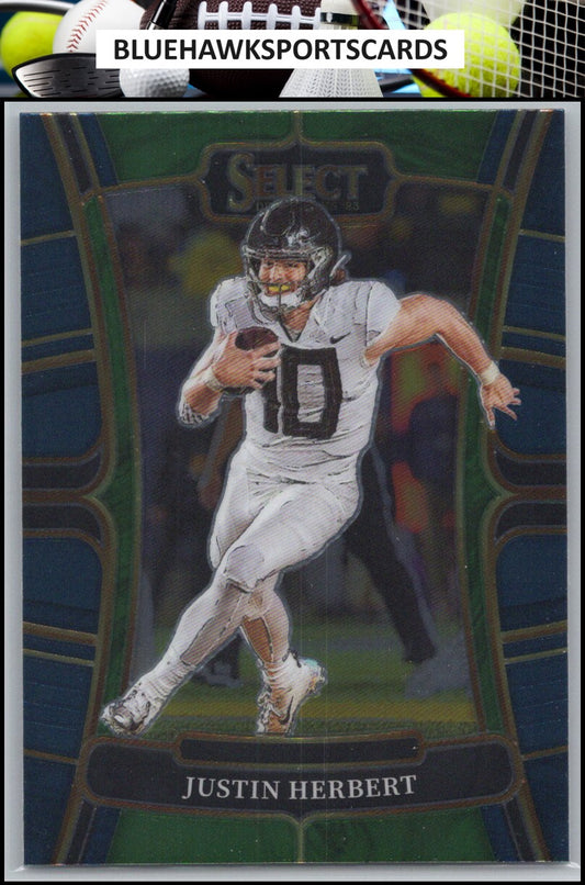 2023 Panini Select Draft Picks #34 Justin Herbert Blue Retail
