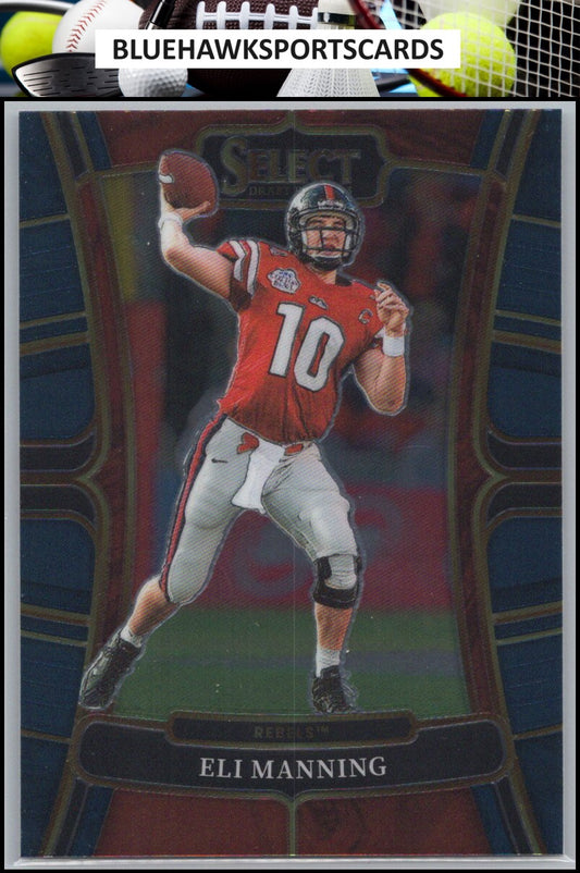 2023 Panini Select Draft Picks #100 Eli Manning Blue Retail