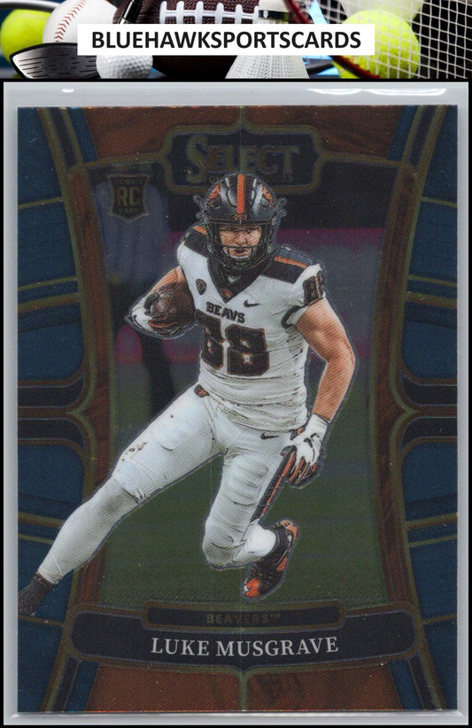 2023 Panini Select Draft Picks #19 Luke Musgrave Blue Retail