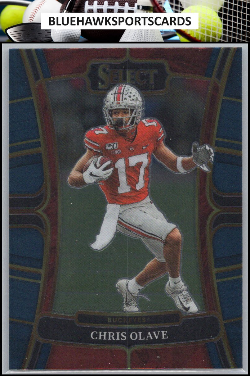 2023 Panini Select Draft Picks #61 Chris Olave Blue Retail