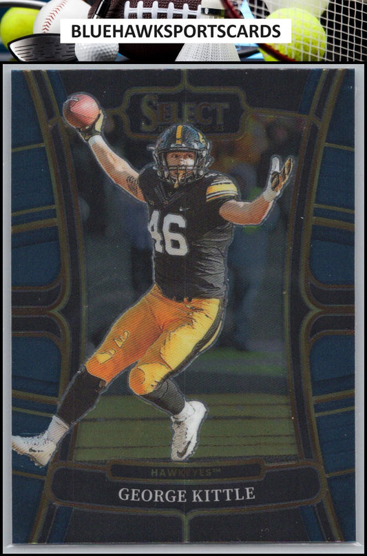 2023 Panini Select Draft Picks #73 George Kittle Blue Retail