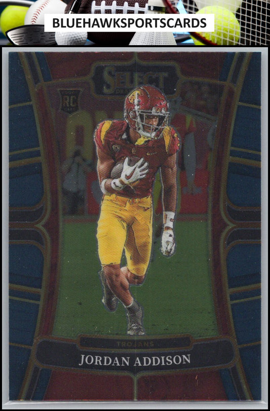 2023 Panini Select Draft Picks #6 Jordan Addison Blue Retail