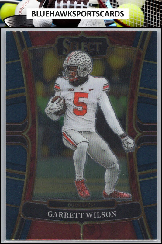 2023 Panini Select Draft Picks #63 Garrett Wilson Blue Retail