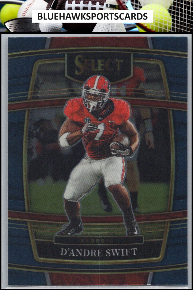 2022 Panini Select Draft Picks #35 D'Andre Swift Blue (Retail Base)