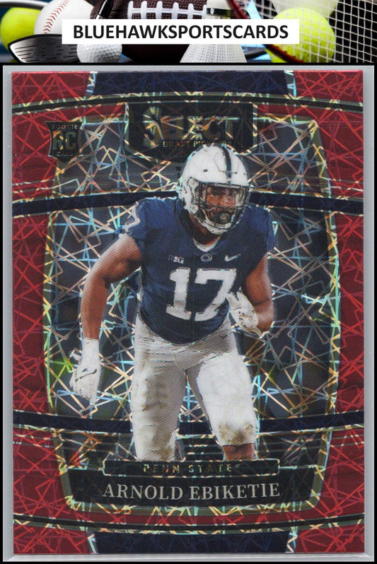 2022 Panini Select Draft Picks #73 Arnold Ebiketie Red Lazer Prizm