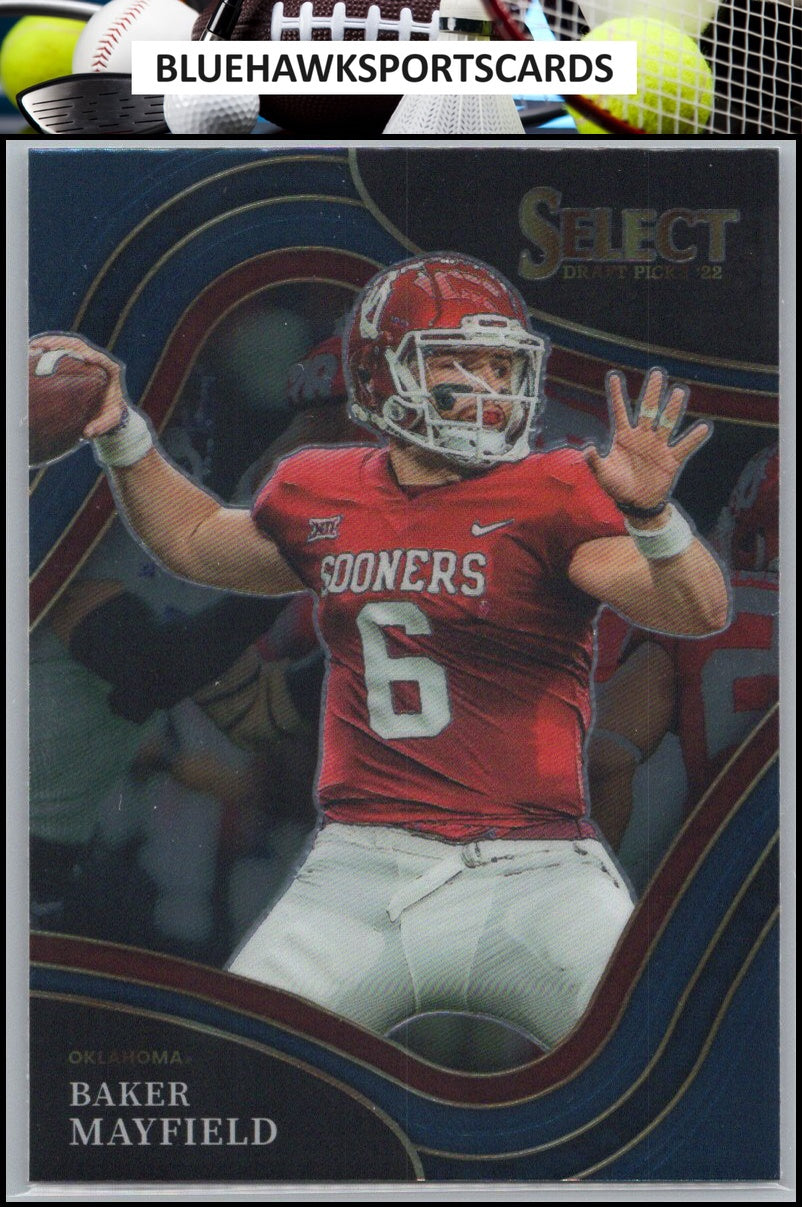 2022 Panini Select Draft Picks #147 Baker Mayfield Blue (Retail Base)