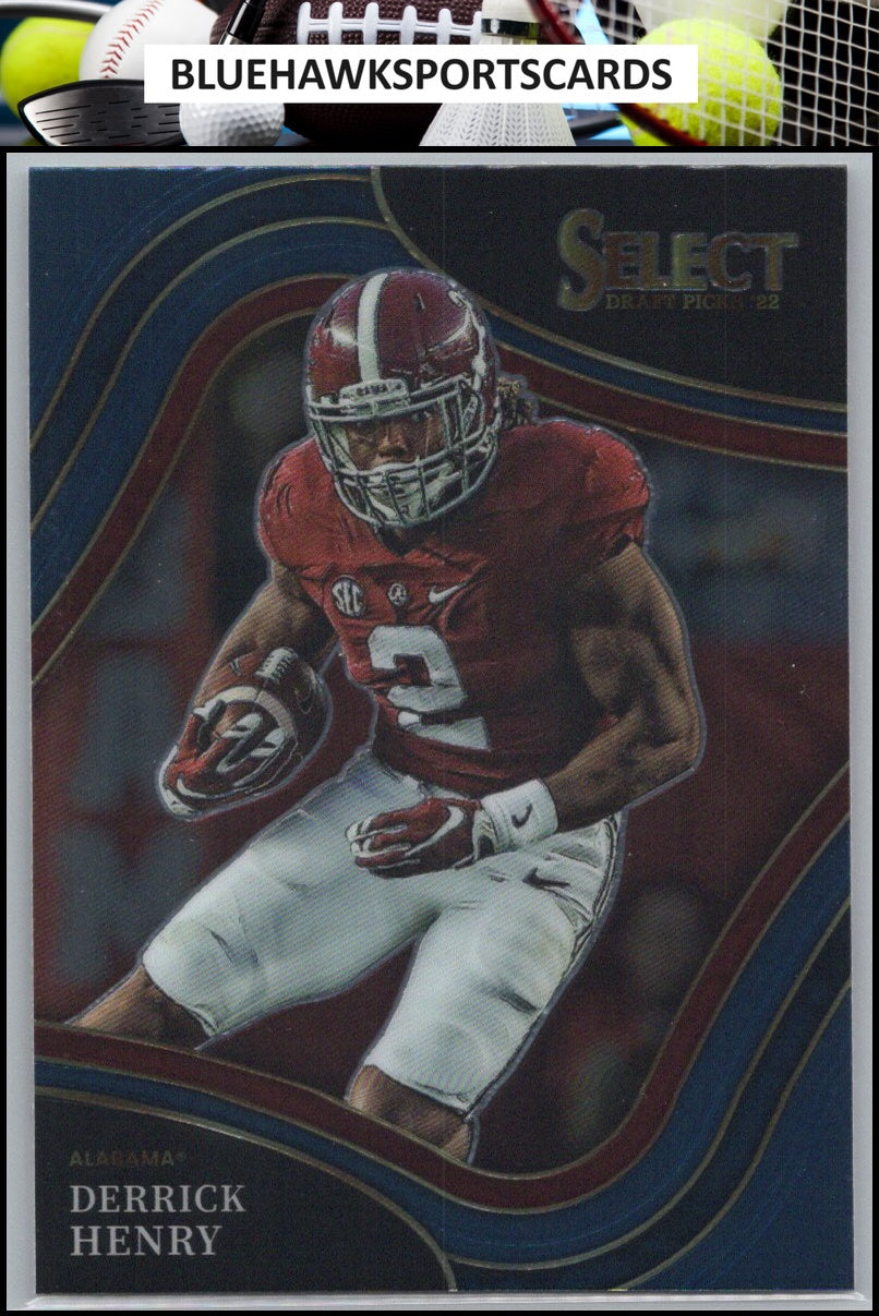 2022 Panini Select Draft Picks #127 Derrick Henry Blue (Retail Base)